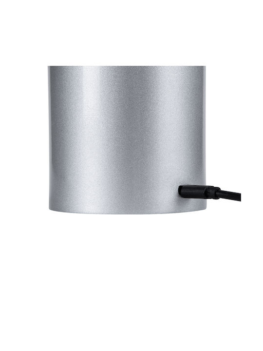 GloboStar Metal Lampă de masă LED cu Bază Argintiu