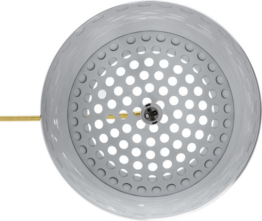 GloboStar Prague Lampa de podea Î220xL210cm. cu Soclu pentru Bec E27 Auriu