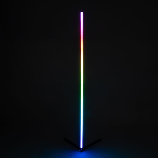 GloboStar Digicolumn LED Φωτιστικό Δαπέδου Υ165xΜ3εκ. με RGB Φως 1280lm Μαύρο