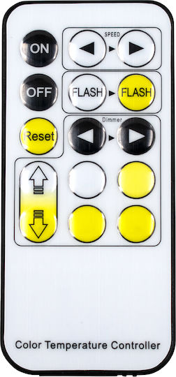 GloboStar Ασύρματο Controller για Ρυθμιζόμενο Λευκό RF με Τηλεχειριστήριο 73354