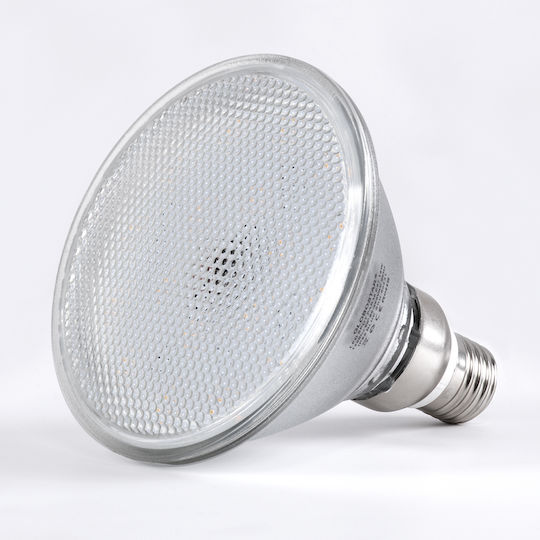 GloboStar LED Bulb 18W 130mm for Socket E27 and Shape PAR38 Warm White 1800lm