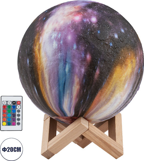 GloboStar Kaotica Dekorative Lampe Mondlicht Mehrfarbig