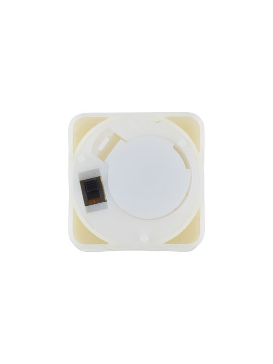 GloboStar Διακοσμητικό Φωτιστικό Candle LED Θερμό Λευκό 2700K Κερί 12τμχ