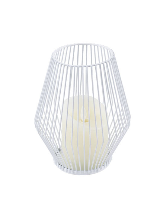 GloboStar Cadle Decorative Lamp Wax Polish White