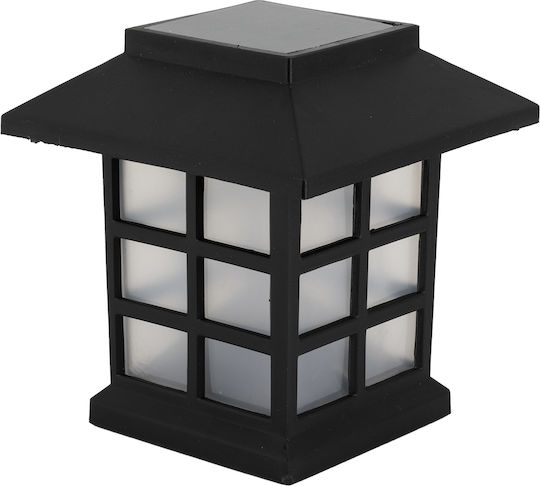 GloboStar Spiked Solar Light Traffic light 1W 50lm Cold White 6000K with Photocell IP65