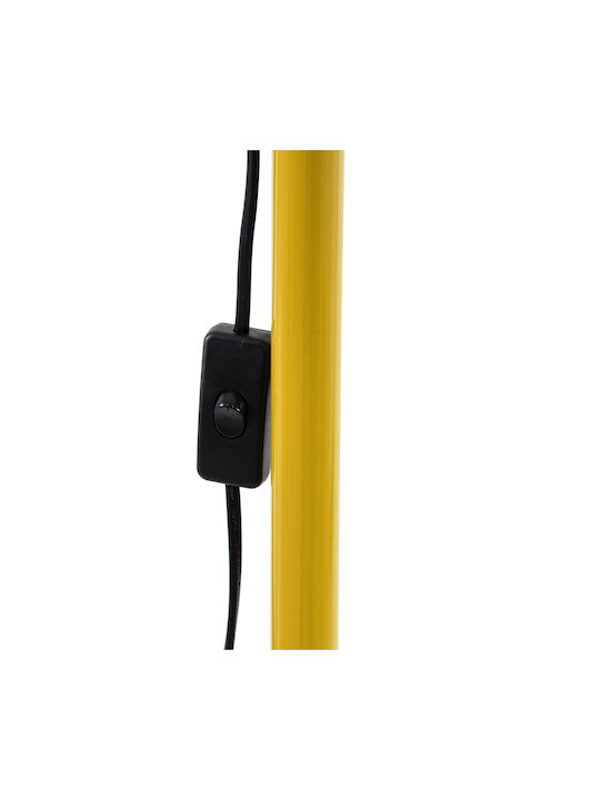 GloboStar Audrey Vintage Stehleuchte H190xB15cm. mit Fassung für Lampe E27 Gelb