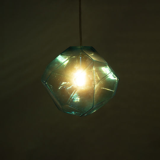 GloboStar Lacrima Висящо Осветително Тяло Прозрачен Камбанка 20x22x20см.