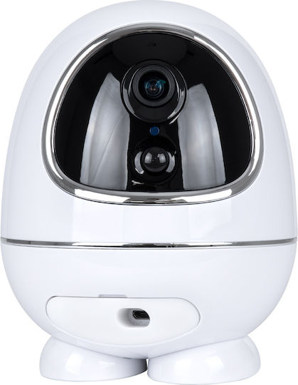 GloboStar 86008 IP Surveillance Camera Wi-Fi Full HD 1080p Battery with Two-Way Communication