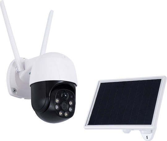 GloboStar 86055 IP Κάμερα Παρακολούθησης Wi-Fi Full HD 1080p Αδιάβροχη Μπαταρίας με Αμφίδρομη Επικοινωνία