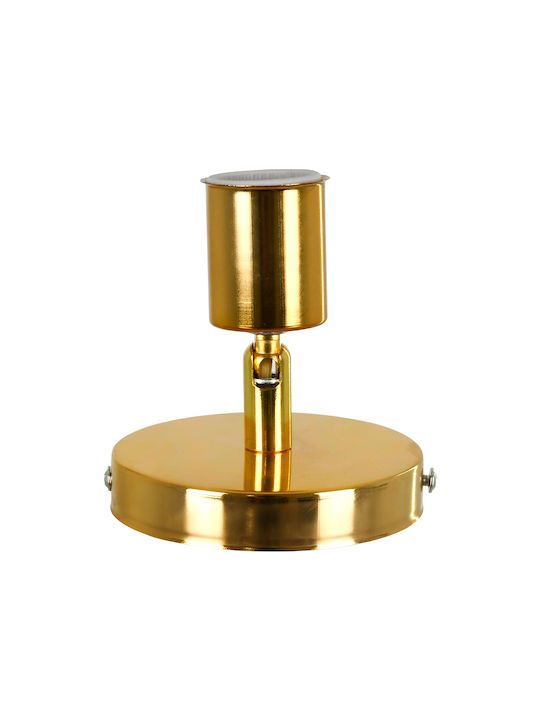 GloboStar Sara Single Spot with Socket E27 in Gold Color