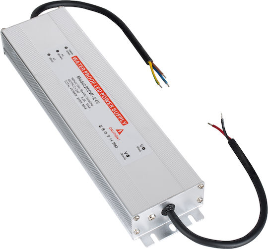 GloboStar Adjustable LED Power Supply Waterproof IP67 Power 250W with Output Voltage 24V