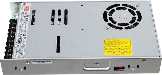 GloboStar Adjustable LED Power Supply IP20 Power 450W with Output Voltage 24V