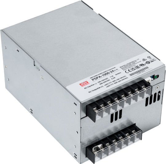 GloboStar Einstellbar LED-Netzteil IP20 Leistung 1000W mit Ausgangsspannung 24V