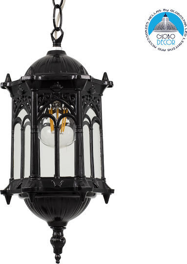 GloboStar Darcy Pendant Light Black Grid with Socket E27 16x16x32.5cm