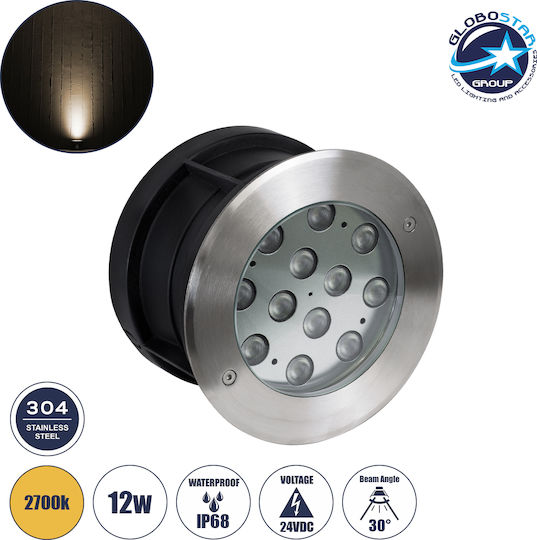 GloboStar Tuni Submersible Pool LED Spotlight Warm White 90420
