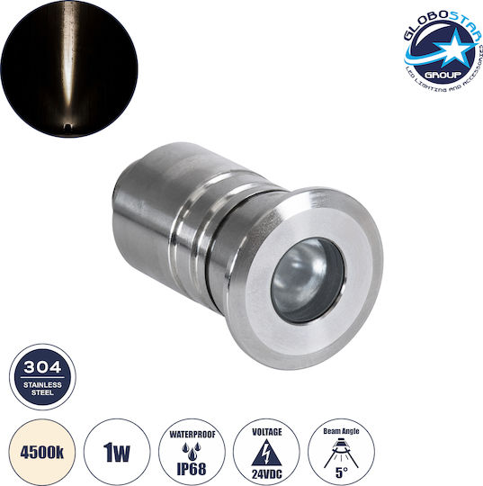 GloboStar Submersible Pool LED Spotlight Natural White 90411