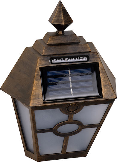 GloboStar Wall Mounted Solar Light Traffic light 1W 40lm Cold White 6000K with Motion Sensor and Photocell IP65