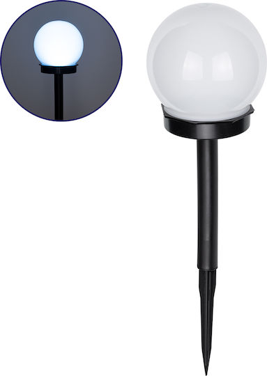 GloboStar Spiked Solar Light Traffic light 1W 100lm Cold White 6000K with Photocell IP65