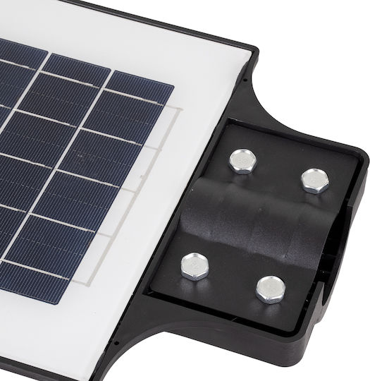 GloboStar Street Solar Light 150W 12000lm Cold White 6000K with Motion Sensor, Photocell and Remote Control IP65