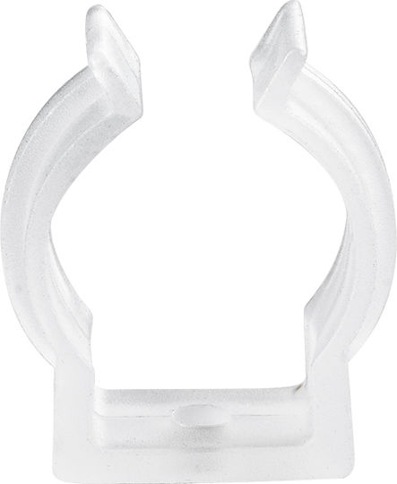 Globostar Con-neonio 90778 Bază Clip De Fixare Pentru Neonio Digital Neon Flex Led 14.4w/m 12vdc P2 X L2cm Transparent M2.3 X L2 X Î2.7cm