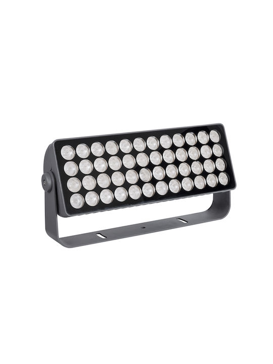 GloboStar Flood-Sena Lampă De Podea Pentru Exterior LED Mașină De Spălat Pe Perete 600W RGBW IP65 Gri
