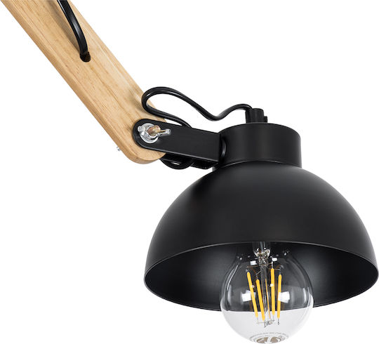 GloboStar Oldschool Deckenleuchte 75cm Schwarz mit Fassung E27