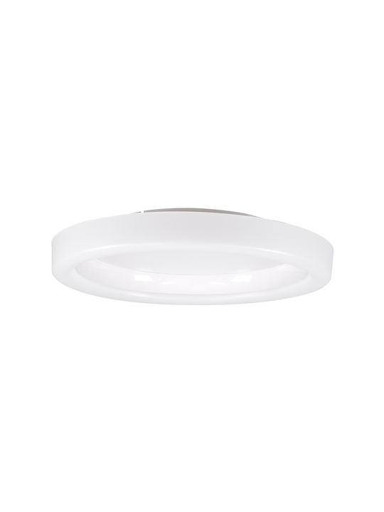 GloboStar Ariana Ceiling Mount Light 48cm White with Integrated LED and Remote Control