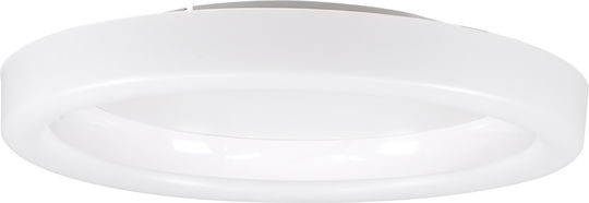 GloboStar Ariana Ceiling Mount Light 48cm White with Integrated LED and Remote Control