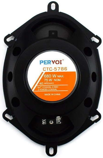 PerVoi Set Auto-Lautsprecher Pervoi 5x7" mit 75W RMS (Mittelklasse)