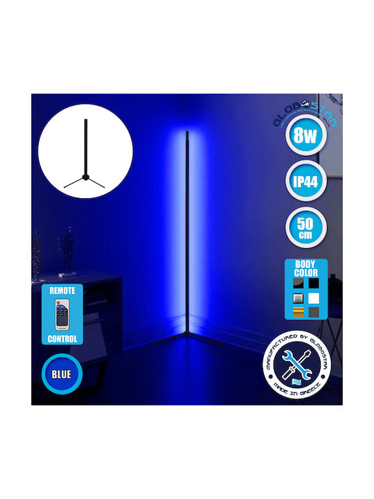 GloboStar LED Stehleuchte H50xB3cm. 100lm Schwarz