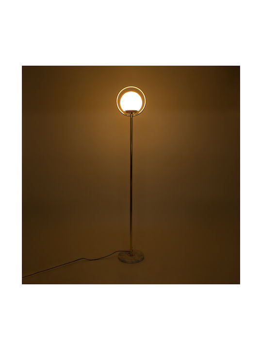 GloboStar VERSAILLES Floor Lamp H150xW23cm. with Socket for Bulb E27 White