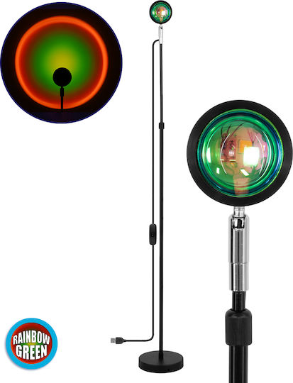 GloboStar LED Stehleuchte H94xB87.5cm. mit Einstellbarem Weißem Licht Schwarz