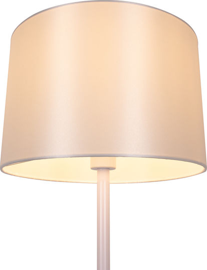 GloboStar Ashley Lampa de podea Î145xL40cm. cu Soclu pentru Bec E27 Alb