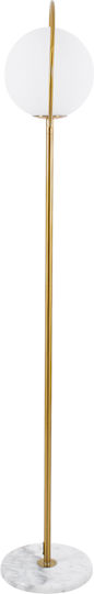 GloboStar VERSAILLES Floor Lamp H170xW35cm. with Socket for Bulb E27 White