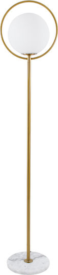 GloboStar VERSAILLES Floor Lamp H170xW35cm. with Socket for Bulb E27 White