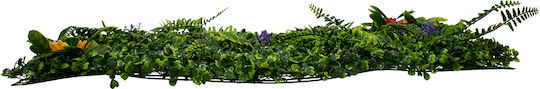 GloboStar Künstliches Laubpaneel Pixari - Farn - Pereskia 60x40cm