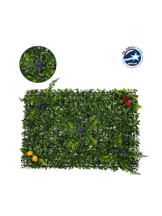 GloboStar Artificial Foliage Panel Pixari - Fern - Pereskia 60x40cm