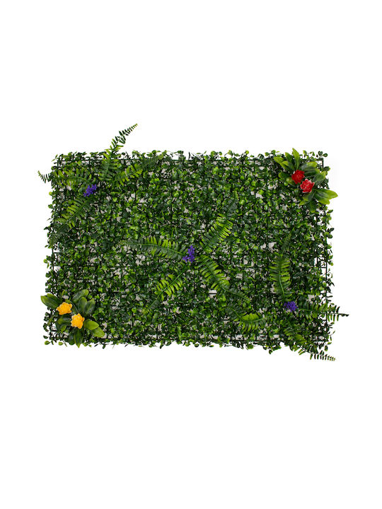 GloboStar Artificial Foliage Panel Pixari - Fern - Pereskia 60x40cm