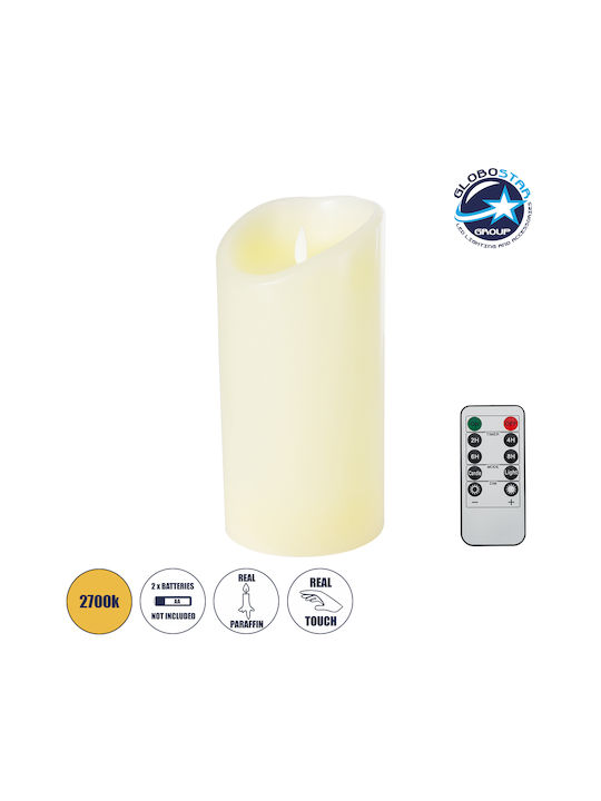 GloboStar Dekorative Lampe Wachs-Politur Weiß 24Stück