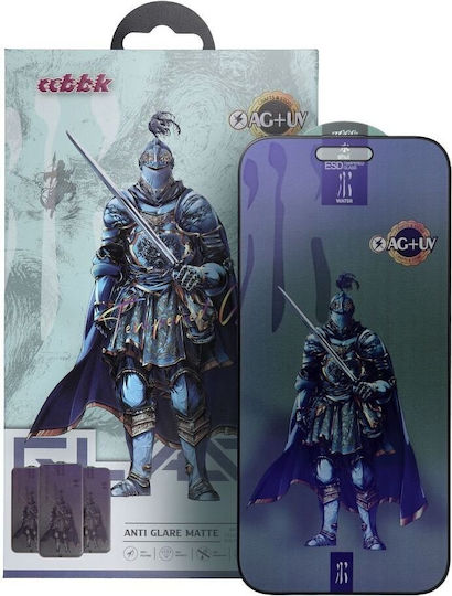 OG Privacy Ματ Tempered Glass Μαύρο (iPhone 16 Pro)