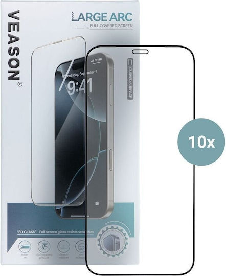 Tempered Glass Μαύρο (iPhone 11 Pro Max / XS MaxRealme 11 Pro / 11 Pro+)