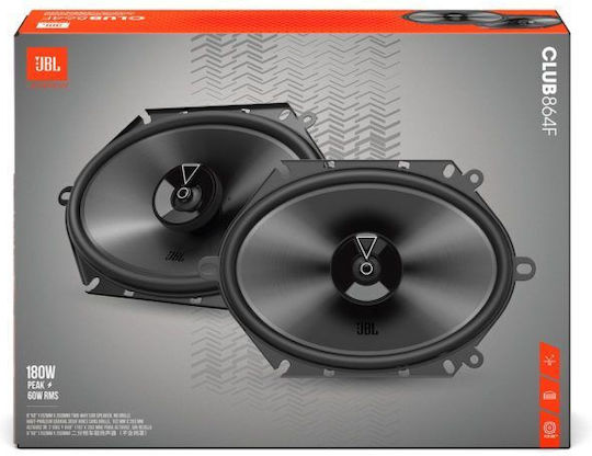 JBL Комплект Автомобилни Високоговорители Club 864F 6x8" с 60W RMS (2 път)