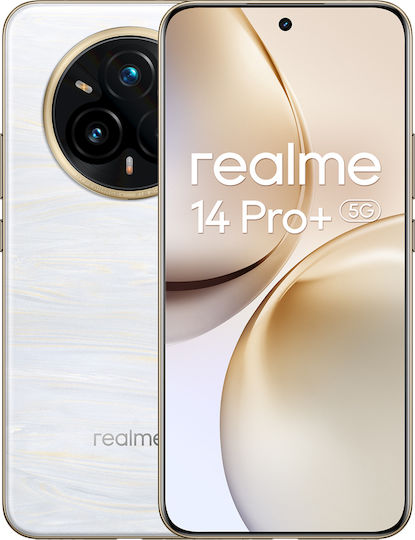 Realme 14 Pro+ 5G Dual SIM (12GB/512GB) Pearl White