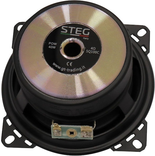 Steg Комплект Автомобилни Високоговорители SQ100C Сплит-системи с 80W RMS (Нискочестотен говорител)
