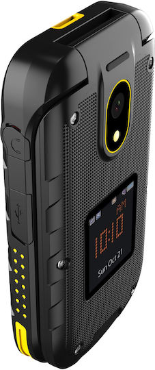 Hammer Bow LTE Dual SIM Κινητό με Κουμπιά Μαύρο