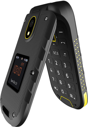 Hammer Bow LTE Dual SIM Κινητό με Κουμπιά Μαύρο