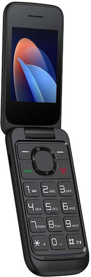 TCL 5023 Dual SIM Κινητό με Μεγάλα Κουμπιά (Αγγλικό Μενού) Μαύρο