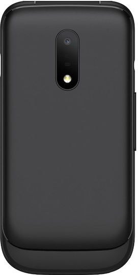 TCL 5023 Dual SIM Κινητό με Μεγάλα Κουμπιά (Αγγλικό Μενού) Μαύρο