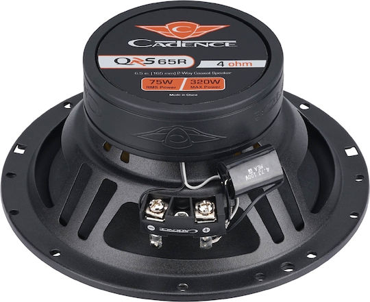 Cadence QRS65R Σετ Ηχεία Αυτοκινήτου Ομοαξονικά 6" με 80W RMS (2 Δρόμων)