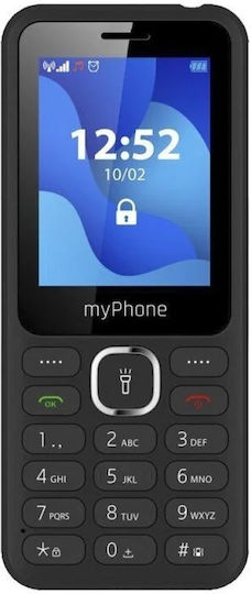 MyPhone 6320 Dual SIM Κινητό με Μεγάλα Κουμπιά (Αγγλικό Μενού) Μαύρο
